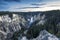 Lower Fall and River viewed from Artist Point, Grand Canyon at Y