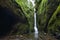 Lower falls in Oneonta Gorge. Columbia River Gorge