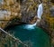 The Lower Johnston Falls in the Johnston Canyon