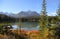 Lower Kananaskis lake landscape in Alberta Canada