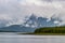 Lower Kananaskis Lake on a stormy day