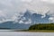 Lower Kananaskis Lake on a stormy day