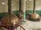 Lower level of brew house at Brewery \'Het Sas\' in Boezinge, Belg