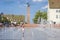 The lower market place with fountains in Freudenstadt