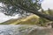 Lower Multinskoe lake, Altai mountains. Russia. Autumn landscape