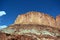 Lower South Desert Overlook and Castle Rock in Capitol Reef National park