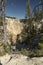 Lower Yellowstone Falls valley cliffs near Artist's point