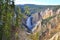 Lower Yellowstone Falls at Yellowstone National Park, Wyoming