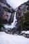 Lower Yosemite Falls in Winter