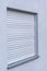 Lowered roller shutter as protection against burglary and for a pleasant indoor climate