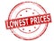 Lowest prices