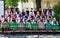 Lowicz / Poland - May 31.2018: Local, regional choir of young women and men dressed in folklore costumes.