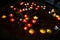 Loy Kratong Festival Thailand,Krathong from candles Colorful.