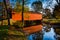 Loy\'s Station Covered Bridge, in rural Frederick County, Marylan