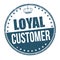 Loyal customer sign or stamp