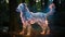 Loyal Guardian: Dog Patronus Amidst Enchanted Forest Serenity