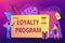 Loyalty program concept vector illustration