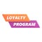 Loyalty program credit icon cartoon vector. Client card