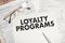 loyalty programs, business concept image with soft focus background and vintage tone