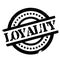 Loyalty rubber stamp