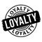 Loyalty rubber stamp