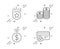 Loyalty star, Contactless payment and Currency icons set. Change card sign. Vector