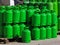 Lpg gass bottles green new many