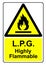 LPG highly flammable