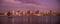 Luanda Bay Skyline Panorama, Purple Sunset, Angola Cityscape, Africa