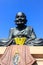 Luang Phor Tuad Statue at Wat Huai Mongkhon, Hua Hin with Blue S
