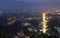 Luang Prabang above twilight view,Laos .