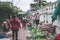 Luang Prabang Morning Market on NOVEMBER 13, 2017 in Luang Prabang Laos. The Morning Market is a popular sourvenir shopping site f