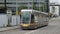 Luas light passenger rail train in Dublin, Ireland