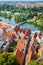 Lubeck city from above