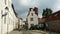 Lubeck, Germany - 07/26/2015 - View of the street An der Mauer, beautiful architecture