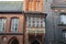 Lubeck Town Hall Renaissance window from Breiten Strasse - Lubeck, Germany