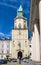 Lublin, Poland - Neo-gothic Trinitarian Tower - known as Trinitarian Gate - in historic old town quarter