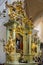 Lublin, Poland - St. Vincent of Ferrara altar in St. Stanislav Basilica - Bazylika Sw. Stanislawa -  of Dominican Order in