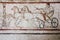 Lucanian fresco tomb painting. Paestum. Salerno. Campania. Italy