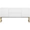 Lucas Sideboard | Rove Concepts, white 6 Drawer TV Entertainment Unit, Mateer 6 Drawer Dresser with white background