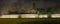 Lucca city walls and trees. Panoramic night view. Tuscany, Italy