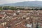 Lucca cityscape from the Guinigi tower, Italy