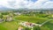 Lucca countryside aerial view, Tuscany