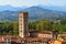 Lucca, Tuscany - View over Old Town