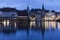 Lucerne architecture along Reuss River