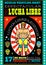 Lucha Libre Poster. Mexican Wrestler Fighters in Mask. Vector Illustration.