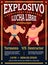 Lucha libre poster. Retro placard announced fighting match of mexican wrestlers luchador vector muscle characters