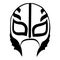 Luchador mask Hand drawn, Vector, Eps, Logo, Icon, silhouette Illustration by crafteroks for different uses.