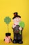 Lucky charm with chimney-sweep