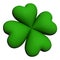 Lucky clover leaf